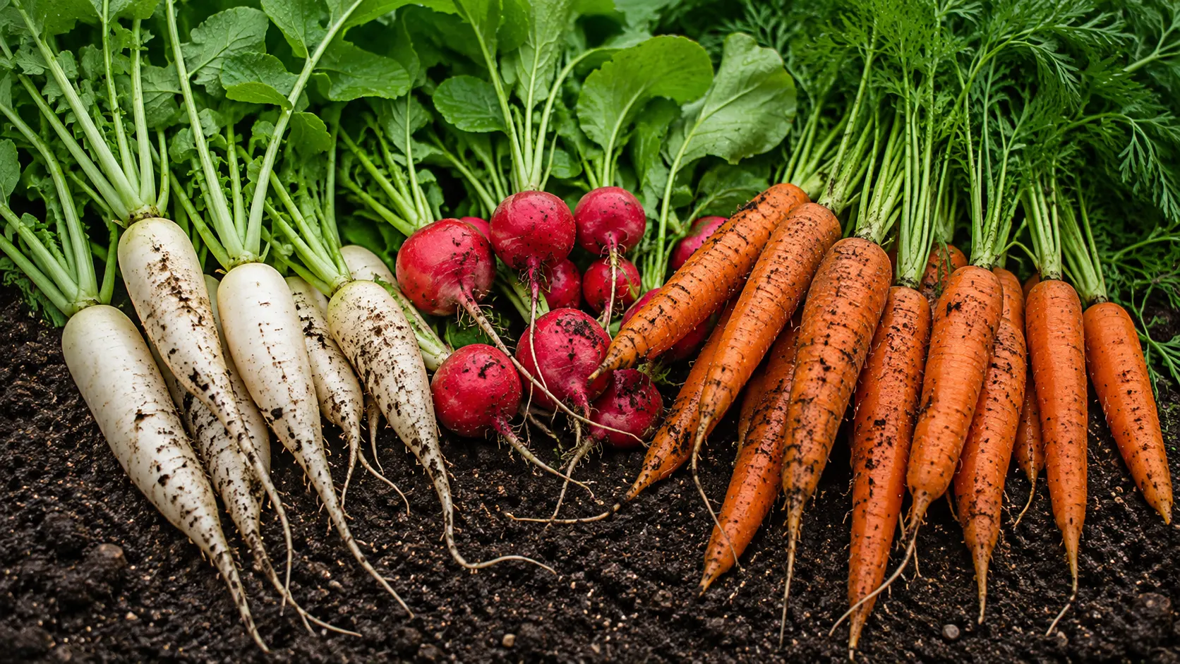 Radish & Carrot (Root Vegetables)